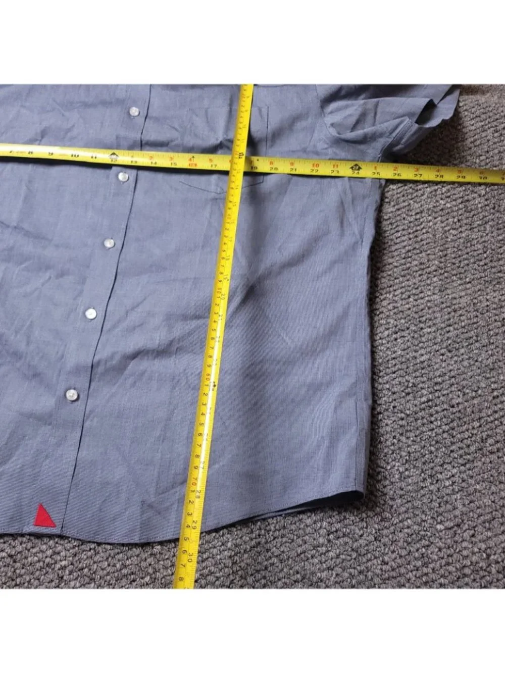 UNTUCKit Petrus Shirt Mens 2XL  Blue Button Short Sleeve Cotton